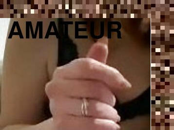 masturbācija-masturbation, amatieris, spermasizšāviens, masturbācija, frānču, pov