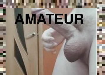 masturbation, vieux, amateur, mature, ejaculation-sur-le-corps, énorme-bite, branlette, secousses, plus-agée, solo