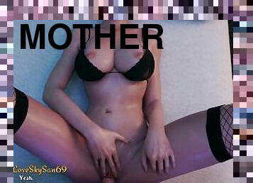 māte, māte-mom, prostitūta-slut, drātēšanās, apakšveļa, anime, hentai, māte-mother