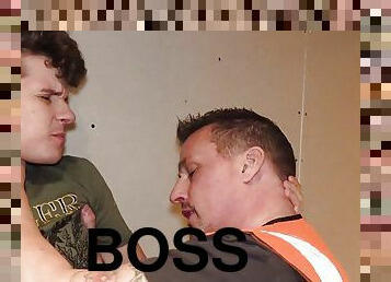 Seriously CUTE CURLY-TOPPED BOY apprentice FUCKED RAW By English builder Bloke boss