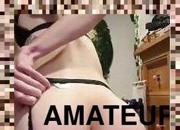 amatör, anal, tonåring, första-gången, college, blond, söt, petit, ensam