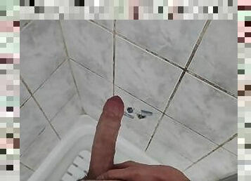 POV Big dick Teen jerks off in the shower