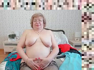 masturbation, mature, granny, décapage, horny, webcam, taquinerie