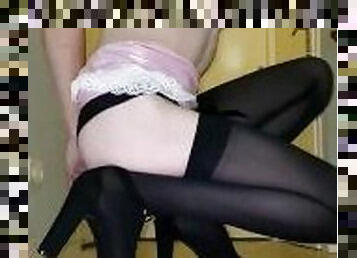 Crossdresser slut teasing