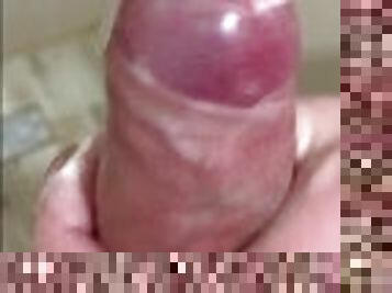 Shaving my thick dick made me cum