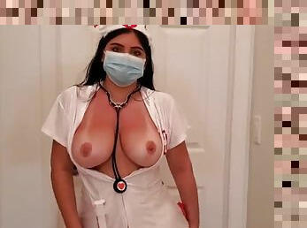 Hot nurse healed the lucky patient