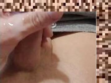 masturbation, amateur, ejaculation-sur-le-corps, branlette, massage, ejaculation, sperme, solo, bite