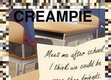 creampie, knullande, anime, hentai