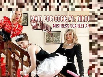 MAID FOR COCK #1: DILDO RIDE