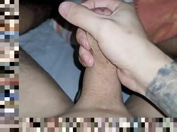 masturbation, amateur, ejaculation-sur-le-corps, gay, horny, solo