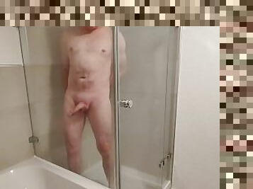 Guy have gotten off during the shower and ass fingering.
