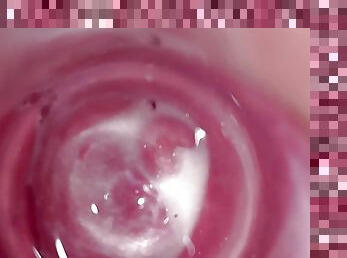 Friend&#039;s wife show what is deep inside her tight creamy vagina