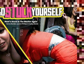 Vanna Bardot & Lauren Phillips in Mom's Stuck In The Washer Again