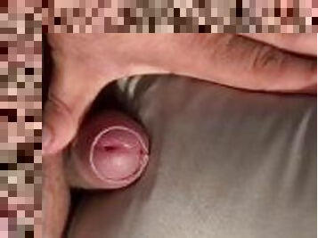 orgasmo, amateur, chorro-de-corrida, polla-enorme, madurita-caliente, juguete, bragas, corrida, madre, fetichista