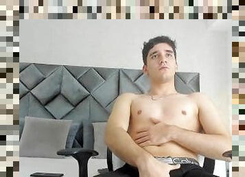 papá, masturbación, amateur, gay, paja, webcam, a-solas, papi, gay-joven