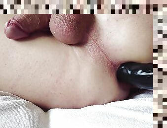 masturbation, amatör, anal, leksak, gay, ritt, dildo, ensam