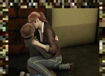 Resident Evil Lesbian Relationship: Claire Redfield and Moira Burton