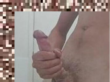 Having a wank after my shower