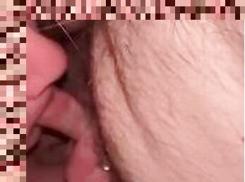 extrem, gigantisk, fru, avsugning, deepthroat, massage, creampie, sväljer, sprut, gagging