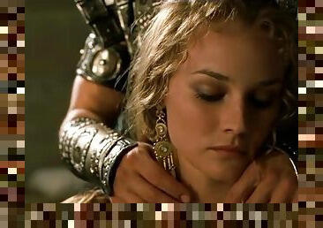 Diane Kruger In Naked, Topless Sex Scene - Troy (2004)