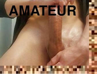 papa, immens, masturbieren, dilettant, reifen, immens-glied, massage, rucken, massiver, allein