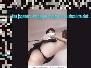 Kiki the japanese exchange student is an absolute slut...