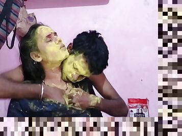 Holi Special Bhabhi Ko Rang Laga Ke Dever Ne Khub Choda