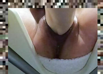 nyrkkinainti, orgasmi, pillu-pussy, amatööri, milf, lelu, äityli, äiti, vagina, märkä