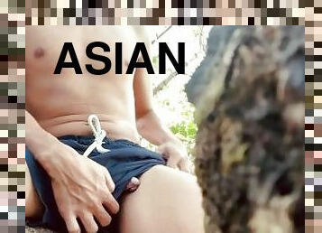 asiatisk, masturbation, amatör, avsugning, gay, avrunkning, ensam