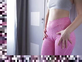 fitta-pussy, tonåring, tight, cameltoe