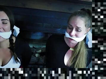 Three Rich Women Bound and Gagged