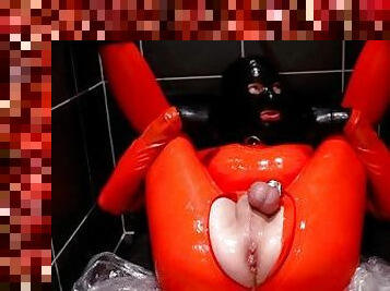 masturbieren, alt, dilettant, anal-sex, spielzeug, junge18, dildo, alte, fetisch, latex