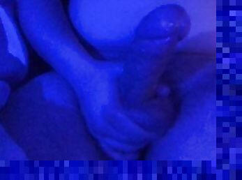 Lots of lube and a sex toy (solo masturbation)