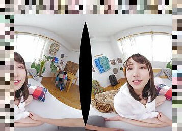 Voluptuous asian hussy mind-blowing VR clip