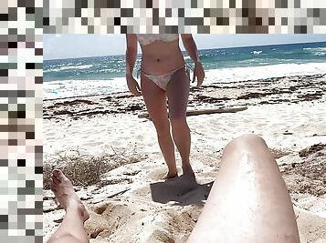 tricherie, masturbation, nudiste, vieux, en-plein-air, public, femme, amateur, mature, fellation