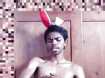 Easter chocolate teen wanking and jerk off!