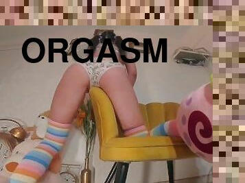 Petite Brunette Rubbing Her Clit_Piss Orgasm_Golden Shower-COMPILATION