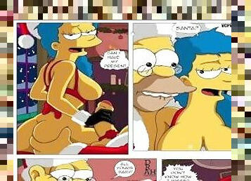 The Simpsons Christmas special Sitcom Comic Porn Cartoon Porn Parody