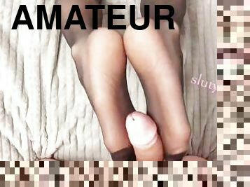 I did a great futjob and he cum on my feet
