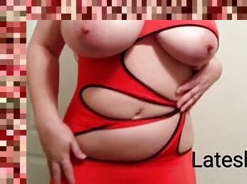 Lateshay 38hh natural tits compilation to masturbate