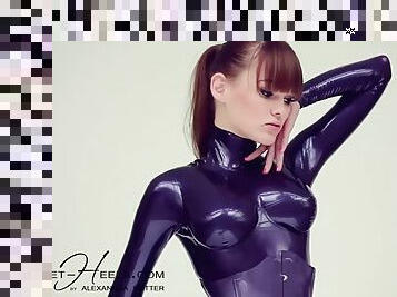 Alexandra potter purple latex