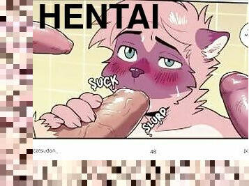 mamada, gay, hentai, musculada, gay-joven