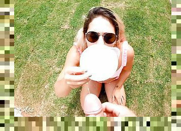 Drinking Pee By Funnel Liters Of Yellow Pee In My Mouth I Love It Blowjob Outdoor -aprilbigass