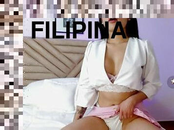 chatte-pussy, latina, sale, ejaculation, gode, philippine, clignotant, taquinerie