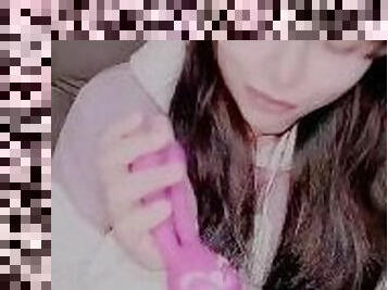 masturbation, fitta-pussy, amatör, brudar, tonåring, leksak, hemmagjord, 18år, söt, petit