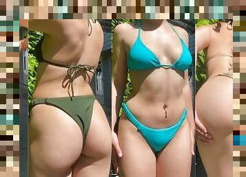 in-afara, amatori, bunaciuni, latina, micuta, solo, bikini, tanga