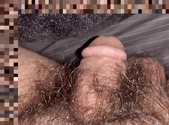 Playing With My Soft Hairy Arab Cock Under the Sheets Almost Got Caught!