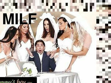 MOMMY'S BOY - Furious MILF Brides Reverse Gangbang Hung Wedding Planner For Wedding Planning Mistake