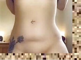 curvy slut shows off curves