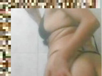 amateur, anal, maduro, juguete, latino, a-solas, morena